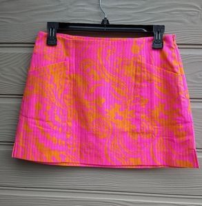 Lilly Pulitzer Pink and Orange Printed Skort